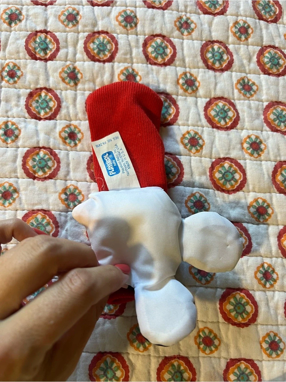 Vintage 88’ Mickey Mouse Playskool Foot Jingles Baby Toy